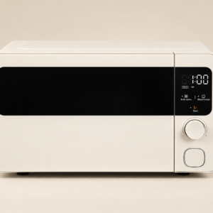 Cream 17L manual microwave