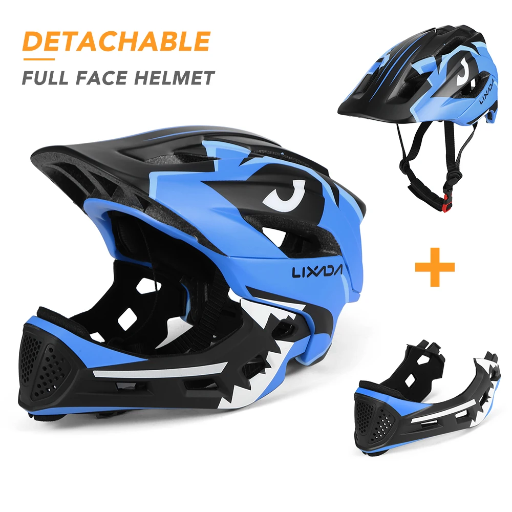 Lixada Kids Detachable Full Face Bike Helmet