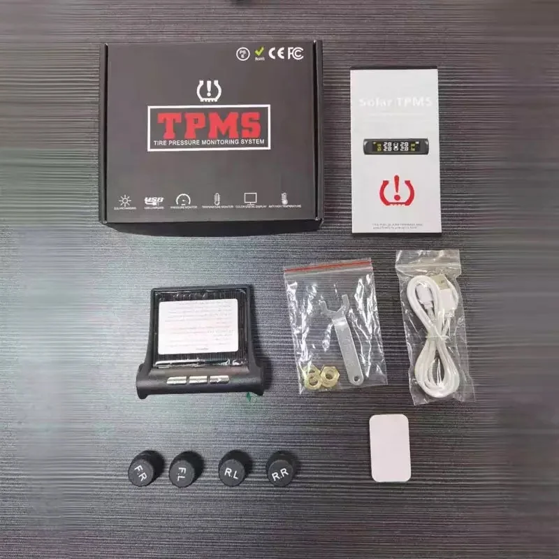 Solar Power Car TPMS Digital Tire Pressure Monitoring System ST-TMPS01