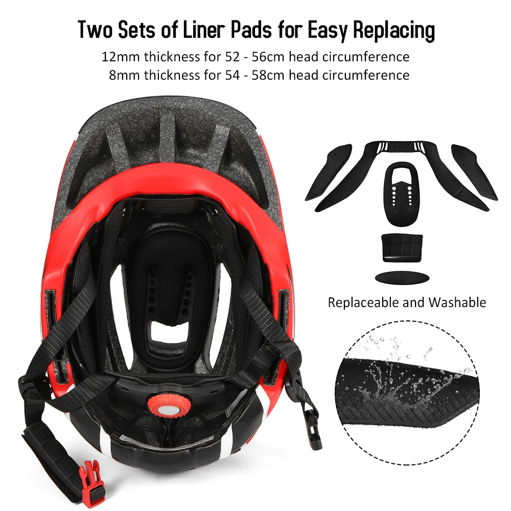 Lixada Kids Detachable Full Face Bike Helmet