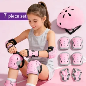 New High Quality 7Pcs/Set Adjustable Guards Protective Gear Set Thickened Shock-absorbing Knee Pads and Elbow Pads Breathable