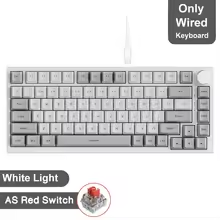 AJAZZ keyboard: Grey - Wired - AS Red Switch