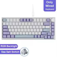 AJAZZ keyboard: Purple - Wired - Sea Salt Switch