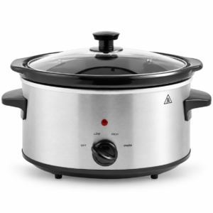 george-home-3l-stainless-steel-slow-cooker